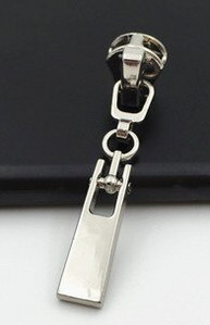 5 ks módnych 3# kovových zipsových jazdcov na bundy, oblečenie, zipsy, ťahadlá pre DIY tašky, šijacie príslušenstvo P108