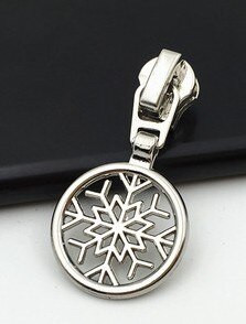 5 ks módnych 3# kovových zipsových jazdcov na bundy, oblečenie, zipsy, ťahadlá pre DIY tašky, šijacie príslušenstvo P108