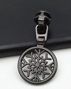 5 ks módnych 3# kovových zipsových jazdcov na bundy, oblečenie, zipsy, ťahadlá pre DIY tašky, šijacie príslušenstvo P108