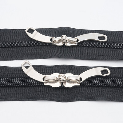 5# 8# 10# 2 Pair Zipper Puller Μεταλλικά φερμουάρ συρόμενες Κεφαλή φερμουάρ για τσάντες Κιτ επισκευής φερμουάρ DIY Αξεσουάρ ραπτικής βαλίτσας