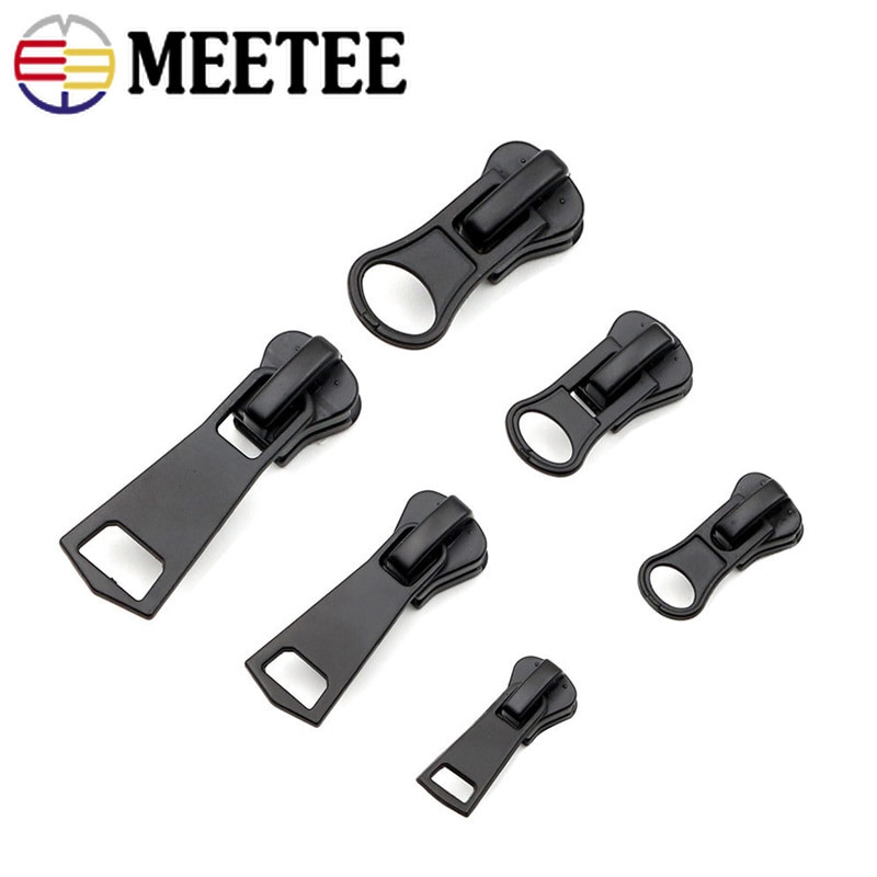 5 buc 3/5/8/10/15 # glisoare cu fermoar pentru fermoar din rășină haine fermoare jachete extractoare de cap kituri de reparație pentru cusut bricolaj accesorii