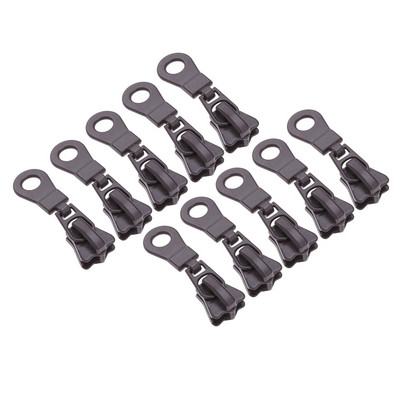 10/11kom Metalni patentni zatvarači Klizači patentni zatvarači Glava Zatvarač od legure cinka Smola Zamjena Povlači DIY Prtljažni kovčeg Rukotvorine Popravak torbi Šivanje