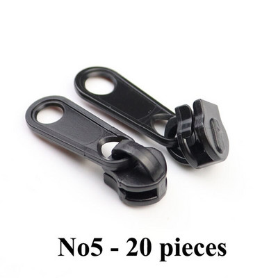 Meetee 10/20 vnt 3# 5# 8# 10# dervos užtrauktuko slankiklis, skirtas nailoniniam užtrauktukui namų tekstilės drabužių lagaminas Rankų darbo siuvimo priedas ZA244