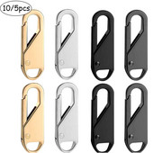 10/5 vnt Universalus užtrauktuko traukiklis, nuimamas metalinis užtrauktuko galvutės taisymo rinkinys, skirtas užtrauktuko slankikliui, „pasidaryk pats“ amatų siuvimo drabužių priedai