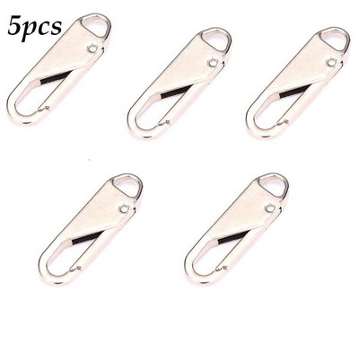 10/5 vnt Universalus užtrauktuko traukiklis, nuimamas metalinis užtrauktuko galvutės taisymo rinkinys, skirtas užtrauktuko slankikliui, „pasidaryk pats“ amatų siuvimo drabužių priedai