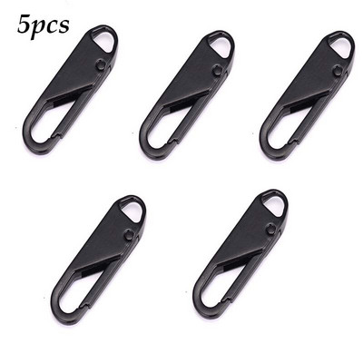 10/5 vnt Universalus užtrauktuko traukiklis, nuimamas metalinis užtrauktuko galvutės taisymo rinkinys, skirtas užtrauktuko slankikliui, „pasidaryk pats“ amatų siuvimo drabužių priedai