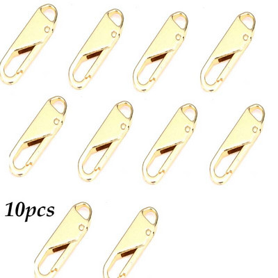 10/5 vnt Universalus užtrauktuko traukiklis, nuimamas metalinis užtrauktuko galvutės taisymo rinkinys, skirtas užtrauktuko slankikliui, „pasidaryk pats“ amatų siuvimo drabužių priedai