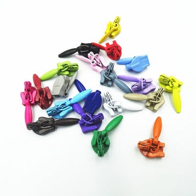 Αυτόματο κλείδωμα Slider 10 Colors 100Pcs 3# Invisible Nylon Coil Εργαλείο ραψίματος DIY