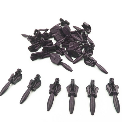 Automaatne lukk liugur 10 värvi 100 tk 3 # nähtamatu nailonspiraal isetegemise õmblustööriist