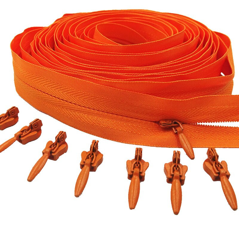 Automaatne lukk liugur 10 värvi 100 tk 3 # nähtamatu nailonspiraal isetegemise õmblustööriist