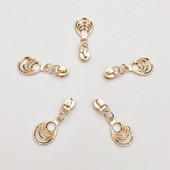 10 bucăți 5 # kituri de reparații Fermoar Tragere Glisoare metalice Cap cu fermoar DIY Handmade Geantă de îmbrăcăminte Accesorii pentru reparații valiză