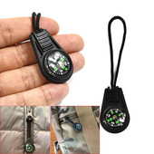 10 tk kompassi nöör tõmblukuga pea taktikaline seljakott riided lukuga pea teisaldatavus mini välivarustus ellujäämiskompassi tarvikud