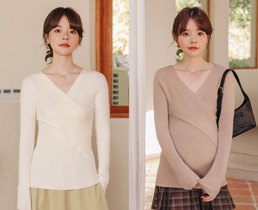 Dámska blúzka pre tehotné ženy s výstrihom do V