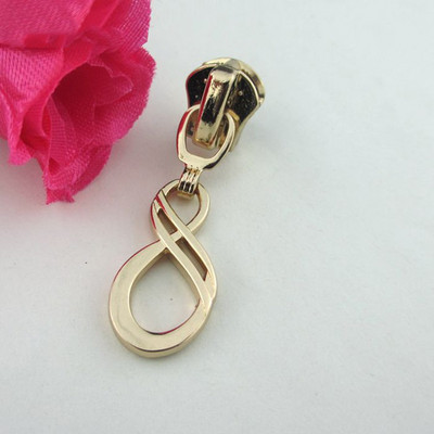 5PCS/lot 5# Oblikovana glava zatvarača Pull Zip klizači DIY šivanje Metalni najlonski patentni zatvarač Zamjena kompleta za odjeću