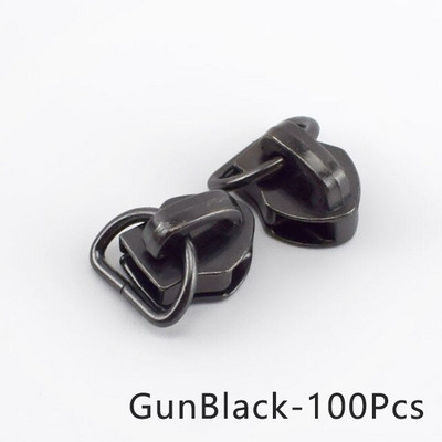 50/100 tk 5# tõmblukuga liugur D rõngas tõmbluku tõmbepea nailonist tõmblukud kott riided jope tõmblukud tõmbed parandus isetehtud õmblustarvikud