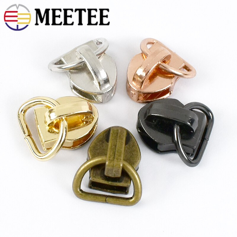 50/100 tk 5# tõmblukuga liugur D rõngas tõmbluku tõmbepea nailonist tõmblukud kott riided jope tõmblukud tõmbed parandus isetehtud õmblustarvikud