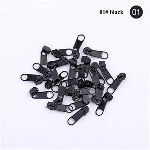 50 бр. / опаковка 3 # Метален цвят Цип Издърпайте плъзгаща се глава За Направи си сам Ремонт на възглавница Спално бельо Чанта етикети дрехи с цип