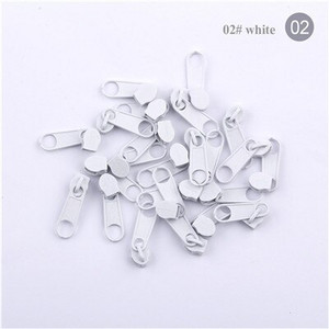 50 бр. / опаковка 3 # Метален цвят Цип Издърпайте плъзгаща се глава За Направи си сам Ремонт на възглавница Спално бельо Чанта етикети дрехи с цип