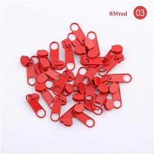 50 бр. / опаковка 3 # Метален цвят Цип Издърпайте плъзгаща се глава За Направи си сам Ремонт на възглавница Спално бельо Чанта етикети дрехи с цип