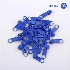 50 бр. / опаковка 3 # Метален цвят Цип Издърпайте плъзгаща се глава За Направи си сам Ремонт на възглавница Спално бельо Чанта етикети дрехи с цип