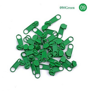 50 бр. / опаковка 3 # Метален цвят Цип Издърпайте плъзгаща се глава За Направи си сам Ремонт на възглавница Спално бельо Чанта етикети дрехи с цип