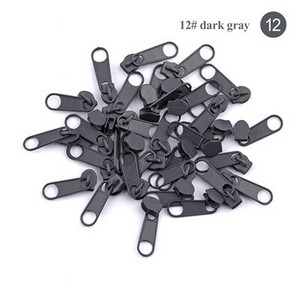 50 бр. / опаковка 3 # Метален цвят Цип Издърпайте плъзгаща се глава За Направи си сам Ремонт на възглавница Спално бельо Чанта етикети дрехи с цип