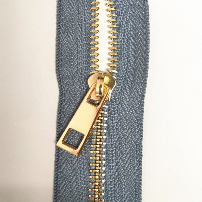 20 ks 5# Zlatý mosadzný sťahovák na zips sa používa na oblečenie a domácu batožinu Kovový sťahovák na zips