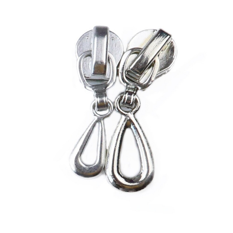 10 tk kuldne ja hõbedane tõmblukk tõmblukk tõmblukk 5# riiete jaoks jope teksad Automaatne lukk DIY riiete õmblemine metallist tarvikud