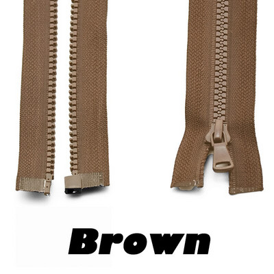 3vnt 5# 30/40/55/60/70/80/90 cm dervos užtrauktukas atviro galo automatinis užraktas ECO plastikiniai užtrauktukai drabužiams siūti