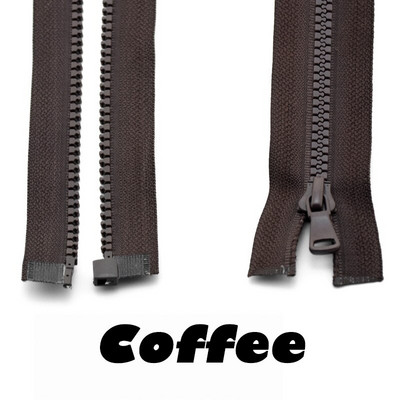 3vnt 5# 30/40/55/60/70/80/90 cm dervos užtrauktukas atviro galo automatinis užraktas ECO plastikiniai užtrauktukai drabužiams siūti