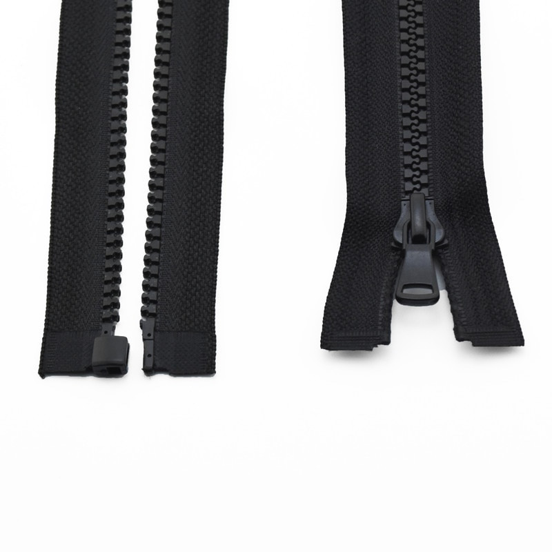 3vnt 5# 30/40/55/60/70/80/90 cm dervos užtrauktukas atviro galo automatinis užraktas ECO plastikiniai užtrauktukai drabužiams siūti