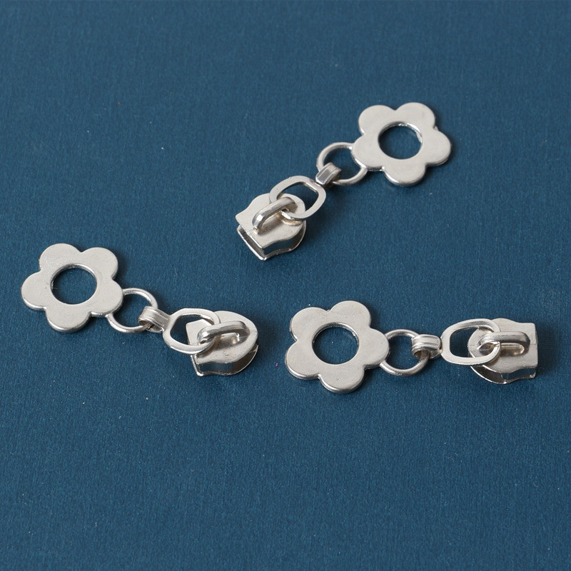 10 ks 5# nylonový zips s pokovovaním, kovový kvetinový zips, súpravy na opravu, kabát, peňaženka, kufor, príslušenstvo, krajčírsky nástroj