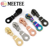 10 buc. Glisoare cu fermoar Meetee pentru fermoar din nailon 5 # Seturi de reparare a fermoarului pentru pungi de schimb pentru cap de buzunar cu fermoar Accesorii pentru feronerie de cusut DIY