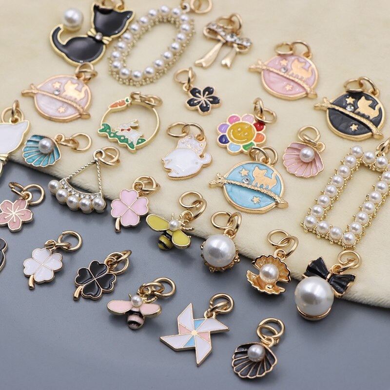 1tk Cartoon Tõmblukk Liugur Tõmbepea Metallvaigu jaoks Nailon Tõmbluku parandamise komplekt Sulgemiskotid Riietus Õmble dekoratiivsed ripatsid P149