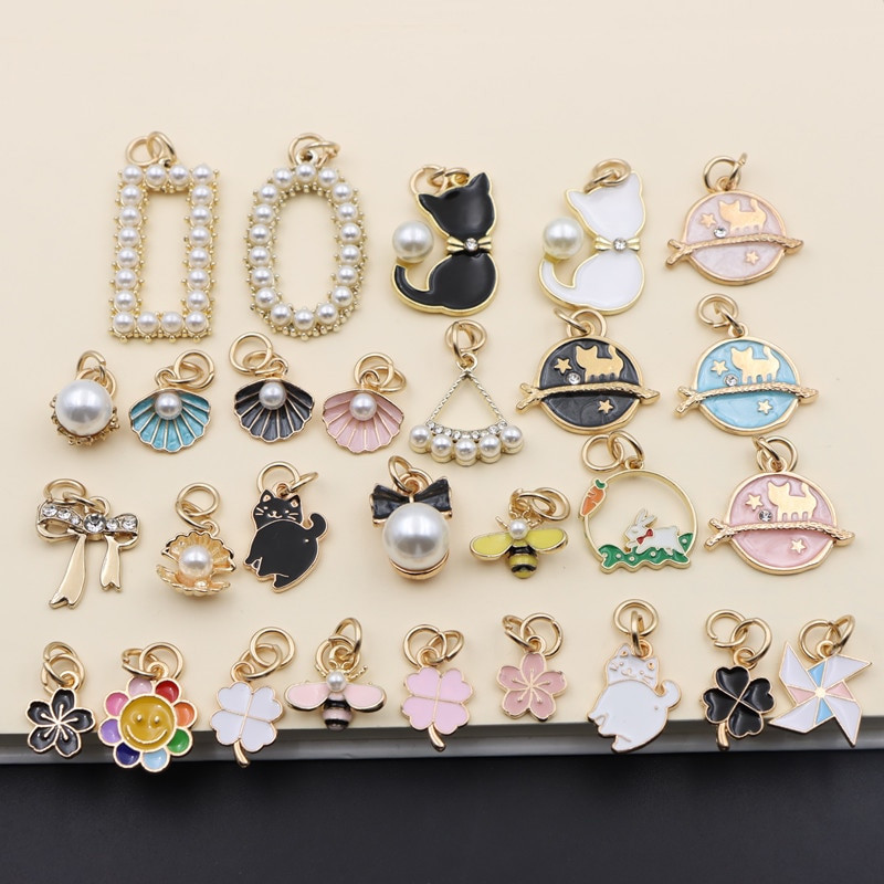 1tk Cartoon Tõmblukk Liugur Tõmbepea Metallvaigu jaoks Nailon Tõmbluku parandamise komplekt Sulgemiskotid Riietus Õmble dekoratiivsed ripatsid P149