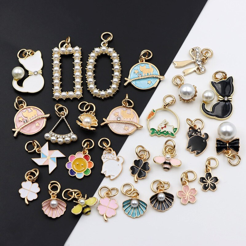 1tk Cartoon Tõmblukk Liugur Tõmbepea Metallvaigu jaoks Nailon Tõmbluku parandamise komplekt Sulgemiskotid Riietus Õmble dekoratiivsed ripatsid P149