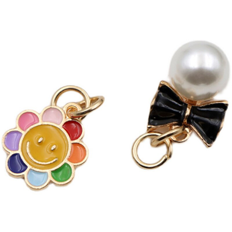 1tk Cartoon Tõmblukk Liugur Tõmbepea Metallvaigu jaoks Nailon Tõmbluku parandamise komplekt Sulgemiskotid Riietus Õmble dekoratiivsed ripatsid P149