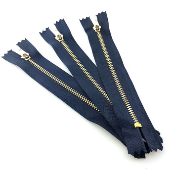 5τμχ 3# Τζιν φερμουάρ Navy Blue Μαύρο Χάλκινο φερμουάρ Δόντια Casual Pant\'s Zipper Tailor\'s DIY Αξεσουάρ ραπτικής
