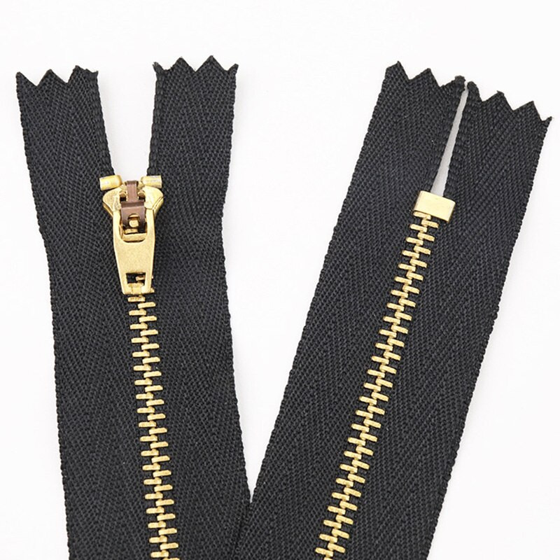 5 ks 3# Džínsy Zips Tmavomodrý Čierny Medený Zips Zuby Ležérny Nohavice Zips Krajčírske Šijacie Príslušenstvo