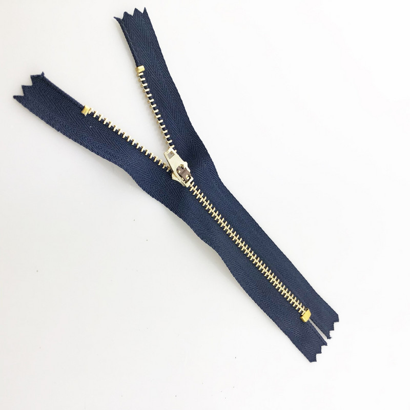 5 ks 3# Džínsy Zips Tmavomodrý Čierny Medený Zips Zuby Ležérny Nohavice Zips Krajčírske Šijacie Príslušenstvo