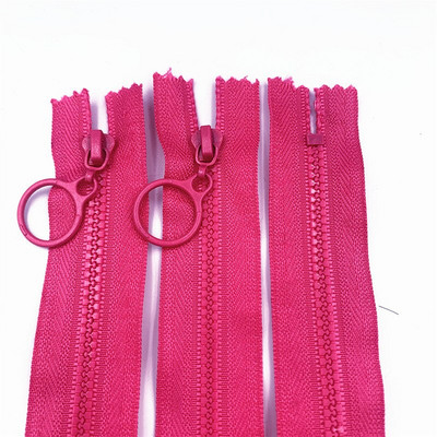 5 kom. Plastični patentni zatvarači od 3 # s prstenom za povlačenje (30 cm-70 cm) Zatvarači na kraju za DIY torbu za šivanje rukotvorina Zatvarač 20/boja