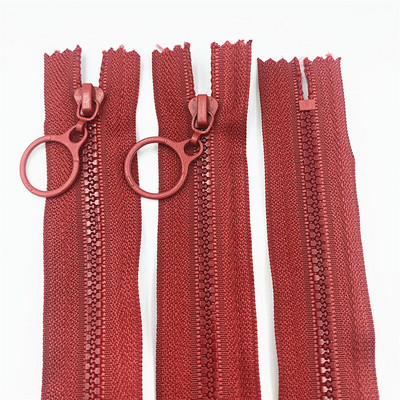 5 kom. Plastični patentni zatvarači od 3 # s prstenom za povlačenje (30 cm-70 cm) Zatvarači na kraju za DIY torbu za šivanje rukotvorina Zatvarač 20/boja