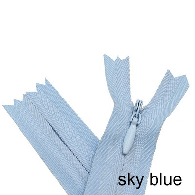 10 бр. 3#15 см 28 см 35 см 40 см 45 см 50 см 55 см 60 см Невидими ципове Найлонов цип с намотка, приспособен за аксесоари за ръчно шиене