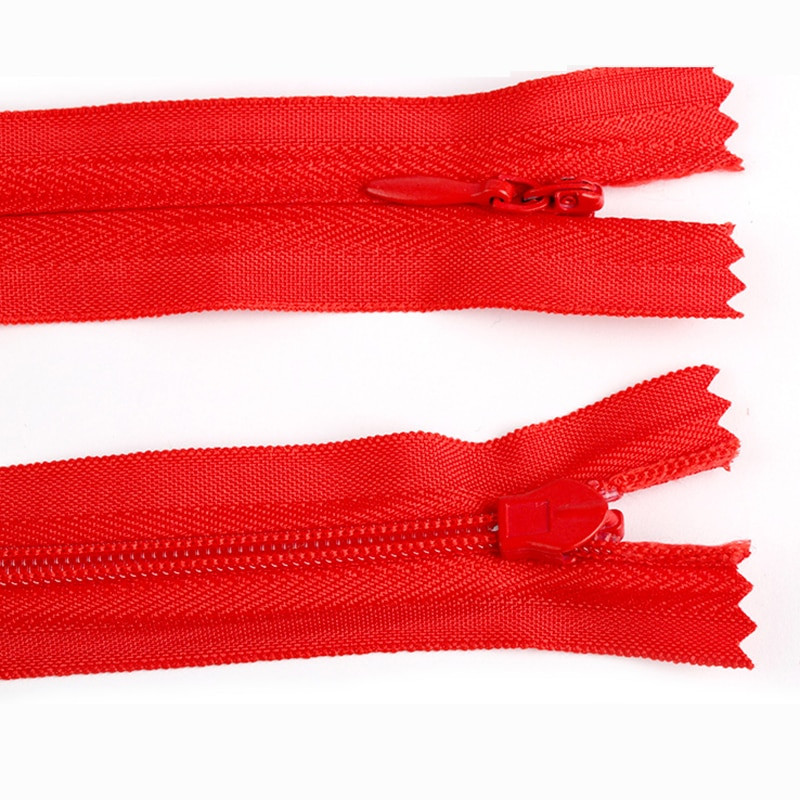 10 бр. 3#15 см 28 см 35 см 40 см 45 см 50 см 55 см 60 см Невидими ципове Найлонов цип с намотка, приспособен за аксесоари за ръчно шиене