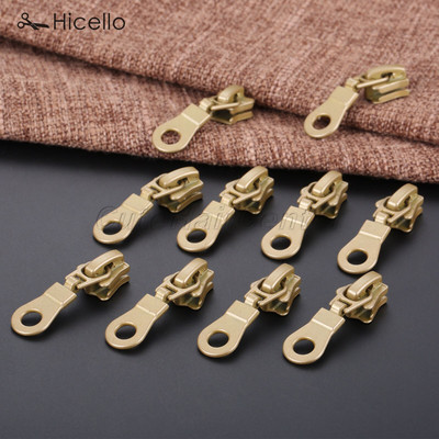 10 ks kovových zipsov, zipsy, hlavy 5#, zliatina zinku, živicový zips, výmena, ťahanie, DIY remeslo, látková taška, oprava, šitie, Hicello