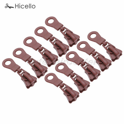 10 ks kovových zipsov, zipsy, hlavy 5#, zliatina zinku, živicový zips, výmena, ťahanie, DIY remeslo, látková taška, oprava, šitie, Hicello