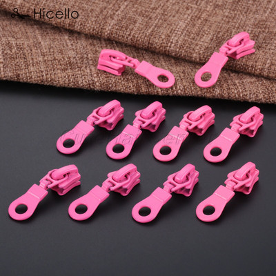 10 ks kovových zipsov, zipsy, hlavy 5#, zliatina zinku, živicový zips, výmena, ťahanie, DIY remeslo, látková taška, oprava, šitie, Hicello
