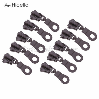 10 ks kovových zipsov, zipsy, hlavy 5#, zliatina zinku, živicový zips, výmena, ťahanie, DIY remeslo, látková taška, oprava, šitie, Hicello