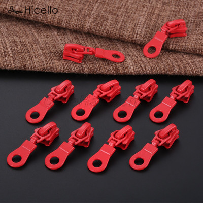 10 ks kovových zipsov, zipsy, hlavy 5#, zliatina zinku, živicový zips, výmena, ťahanie, DIY remeslo, látková taška, oprava, šitie, Hicello