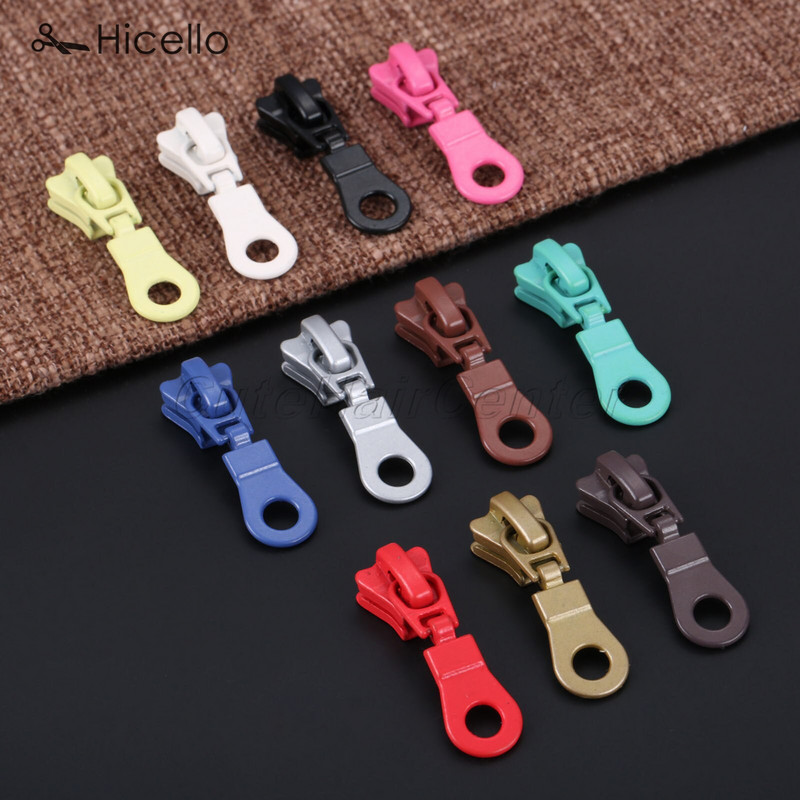 10 ks kovových zipsov, zipsy, hlavy 5#, zliatina zinku, živicový zips, výmena, ťahanie, DIY remeslo, látková taška, oprava, šitie, Hicello